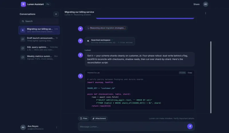 AI Chat Interface preview